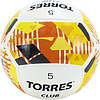 СЦ*Мяч футб. TORRES Club, F320035, р.5, 10 панели. PU, гибрид. сшив, беж-оранж-сер